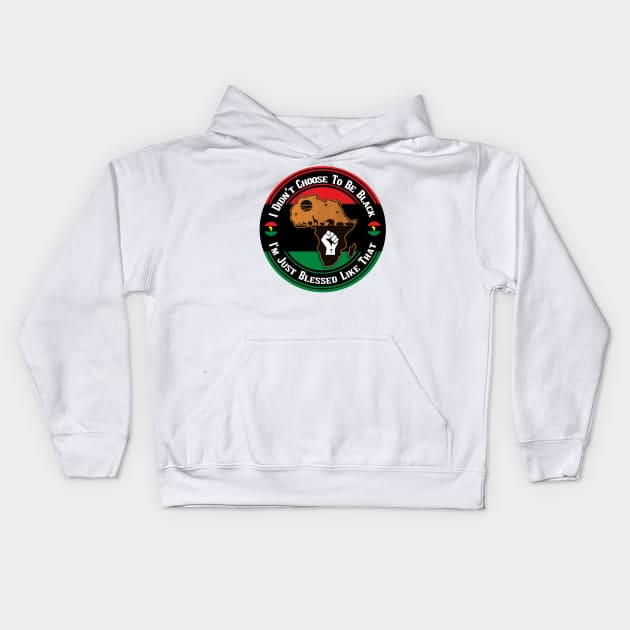 Black and Proud Kids Hoodie by FirstTees